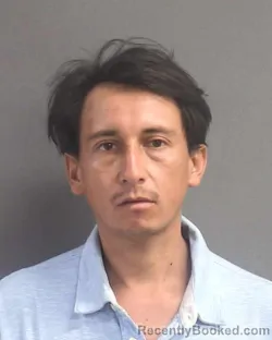 Mugshot of Ivan Diaz Ronces booked in Volusia County, Florida on August 12, 2026