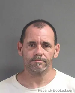 Mugshot of Brian Keith Manning booked in Volusia County, Florida on August 12, 2026
