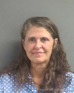 Mugshot of Melissa Lee Canata booked in Volusia County, Florida on August 13, 2026