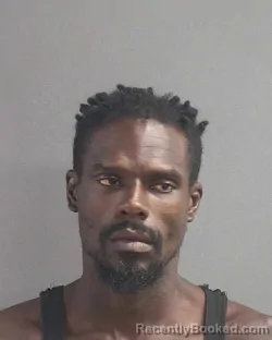 Mugshot of Marquell Keshawn Jamal Robinson booked in Volusia County, Florida on August 13, 2026