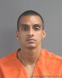 Mugshot of Bryan Kevin Caraballo booked in Volusia County, Florida on August 13, 2026