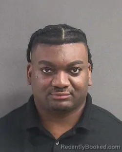 Mugshot of Vodson Pierre booked in Volusia County, Florida on August 13, 2026