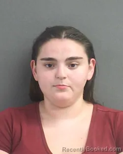 Mugshot of Allie Morgan Leep booked in Volusia County, Florida on August 14, 2026