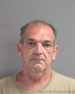Mugshot of Robert D Treadway booked in Volusia County, Florida on August 14, 2026