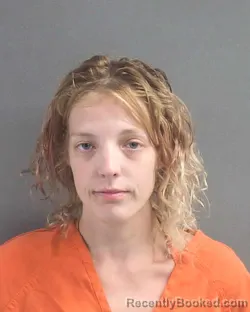 Mugshot of Evelyn Skye Copas booked in Volusia County, Florida on August 14, 2026
