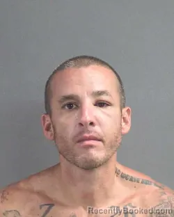 Mugshot of Joseph Anthony Santangelo booked in Volusia County, Florida on August 14, 2026