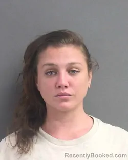 Mugshot of Kaitlin Abigail Dowell booked in Volusia County, Florida on August 14, 2026