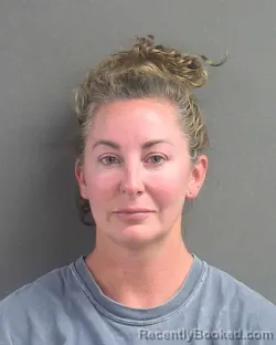 Mugshot of Amanda Mae Hill booked in Volusia County, Florida on August 15, 2026