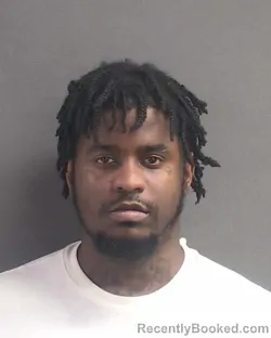 Mugshot of Tavares Antonio Lampkins booked in Volusia County, Florida on August 15, 2026