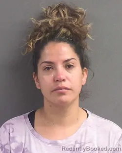 Mugshot of Amanda Michelle Morales Acevedo booked in Volusia County, Florida on August 15, 2026