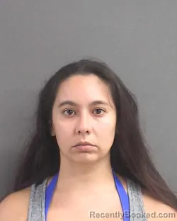 Mugshot of Marcella Patricia Zamora booked in Volusia County, Florida on August 15, 2026