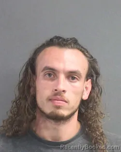 Mugshot of Daniel Marcos Vazquez booked in Volusia County, Florida on August 15, 2026