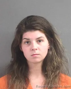 Mugshot of Ashlyn Rose Dinnan-Fanelli booked in Volusia County, Florida on August 15, 2026
