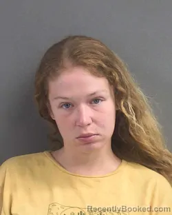 Mugshot of Jessica Anne Moore booked in Volusia County, Florida on August 15, 2026