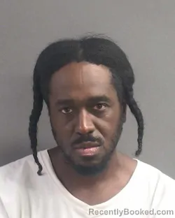 Mugshot of Karime Devon Fahie booked in Volusia County, Florida on August 16, 2026