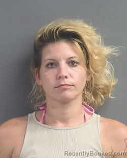 Mugshot of Tammie Michelle Packard booked in Volusia County, Florida on August 16, 2026