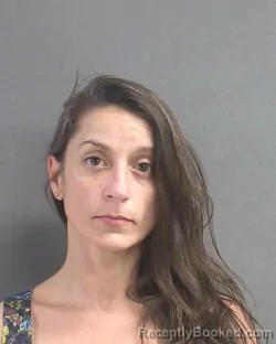 Mugshot of Erin B Caldwell Barger booked in Volusia County, Florida on August 16, 2026