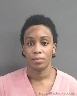 Mugshot of Ashley Clara Harris booked in Volusia County, Florida on August 16, 2026