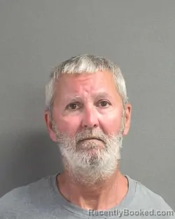 Mugshot of Ronald Wayne Adams booked in Volusia County, Florida on August 16, 2026