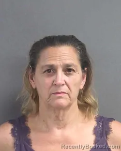 Mugshot of Djuana Marie Hilderbrand booked in Volusia County, Florida on August 16, 2026