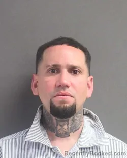 Mugshot of Roberto Onasis Romero Castro booked in Volusia County, Florida on August 17, 2026