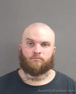 Mugshot of Aaron Madigan booked in Volusia County, Florida on August 17, 2026