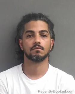 Mugshot of Johansel Torres Gomez booked in Volusia County, Florida on August 18, 2026