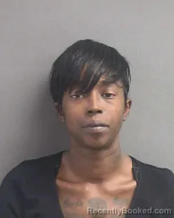 Mugshot of Dorqueta Jemmia Wright booked in Volusia County, Florida on August 18, 2026