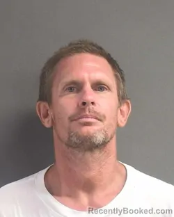 Mugshot of Justin Nathan Riley booked in Volusia County, Florida on August 18, 2026