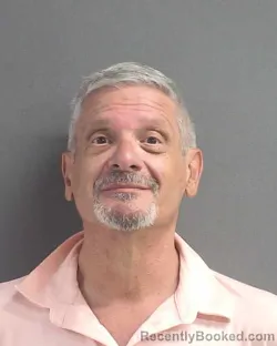 Mugshot of Jeffrey Louis Strauss booked in Volusia County, Florida on August 19, 2026