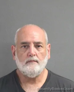 Mugshot of David Edward Palmer booked in Volusia County, Florida on August 19, 2026