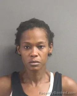 Mugshot of Diedre Marie Robinson booked in Volusia County, Florida on August 20, 2026