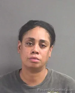 Mugshot of Nikia Florence Evans booked in Volusia County, Florida on August 20, 2026