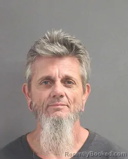 Mugshot of Gary Gillis booked in Volusia County, Florida on August 20, 2026