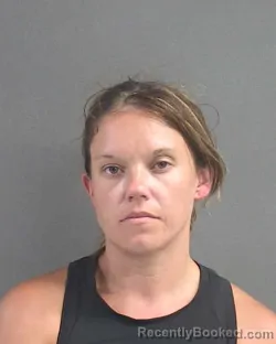 Mugshot of Tiffany Shea Pryde booked in Volusia County, Florida on August 23, 2026