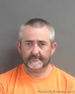 Mugshot of Kevin Michael Heard booked in Volusia County, Florida on August 23, 2026