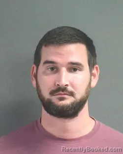 Mugshot of Kyle Austin Crumpler booked in Volusia County, Florida on August 23, 2026
