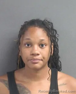 Mugshot of Alexia Deyonce Thomas-Ervin booked in Volusia County, Florida on August 23, 2026
