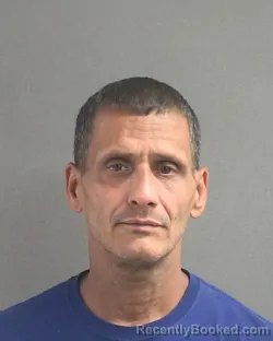 Mugshot of Angel Luis Pagan booked in Volusia County, Florida on August 23, 2026