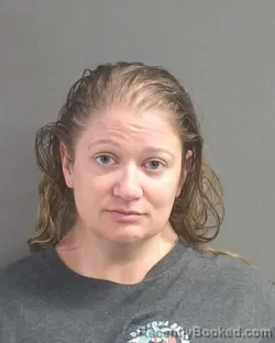 Mugshot of Hannah Kay Fisher booked in Volusia County, Florida on August 24, 2026