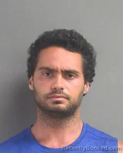 Mugshot of Nathan Lee Frost booked in Volusia County, Florida on August 24, 2026