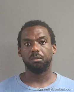 Mugshot of Nigel Marquis Wesley booked in Volusia County, Florida on August 25, 2026