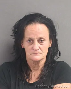 Mugshot of Linda Beth Finley booked in Volusia County, Florida on August 25, 2026