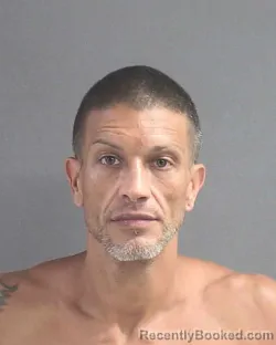 Mugshot of Charles James Johnson booked in Volusia County, Florida on August 25, 2026