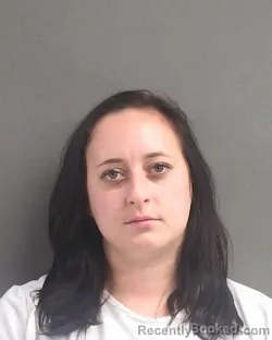 Mugshot of Courtney L Delborrell booked in Volusia County, Florida on August 25, 2026