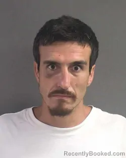 Mugshot of Andrew George Basile booked in Volusia County, Florida on August 27, 2026