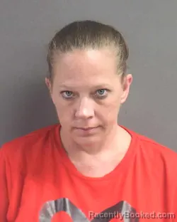 Mugshot of Randi Lynn Coffey booked in Volusia County, Florida on August 27, 2026