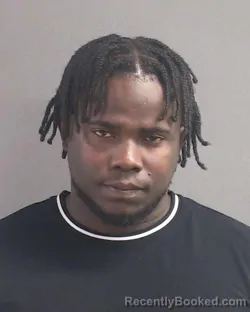 Mugshot of Juvoney Ockeem Williams booked in Volusia County, Florida on August 27, 2026