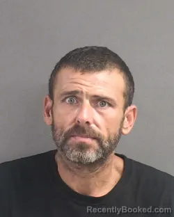 Mugshot of Aaron Lee Rash booked in Volusia County, Florida on August 29, 2026