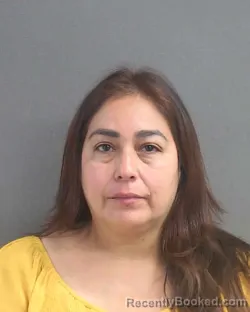 Mugshot of Mireya Gamba Soria booked in Volusia County, Florida on August 29, 2026
